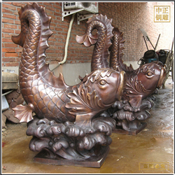 批發(fā)銷售銅魚擺件 批發(fā)銷售銅魚擺件