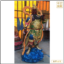 純銅關(guān)公神像擺件 純銅關(guān)公神像擺件