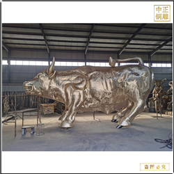 河北純銅鑄造華爾街牛 河北純銅鑄造華爾街牛