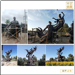 大型鳳凰於飛園林雕塑制作廠家 大型鳳凰於飛園林雕塑制作廠家