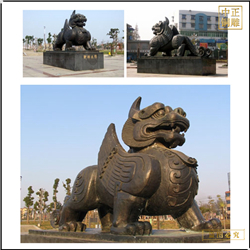 室外景觀銅貔貅雕塑擺件 室外景觀銅貔貅雕塑擺件