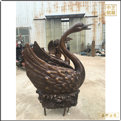 廣場擺放銅天鵝制作 廣場擺放銅天鵝制作