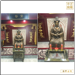 上古人物華胥銅雕塑鑄造 上古人物華胥銅雕塑鑄造