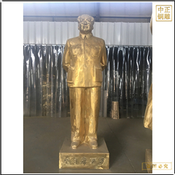 貼金名人人物銅雕塑 貼金名人人物銅雕塑