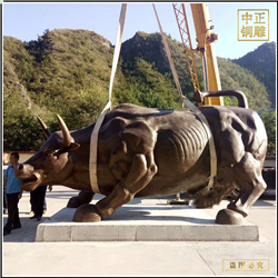 大號(hào)商業(yè)街步行街銅牛雕塑 大號(hào)商業(yè)街步行街銅牛雕塑