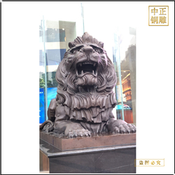 帶底座銅獅子 帶底座銅獅子