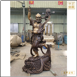 大型魁星點(diǎn)斗銅像鑄造 大型魁星點(diǎn)斗銅像鑄造