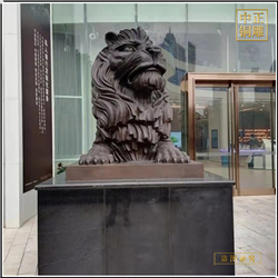 銅獅子大型擺件 銅獅子大型擺件