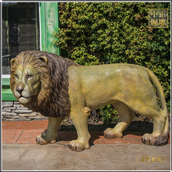 景區(qū)銅獅子雕塑 景區(qū)銅獅子雕塑