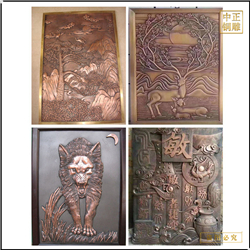 室內(nèi)動(dòng)物銅浮雕壁畫 室內(nèi)動(dòng)物銅浮雕壁畫