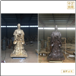 純銅朱熹人物雕塑 純銅朱熹人物雕塑