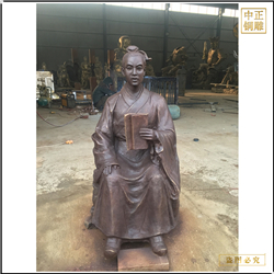 古代書生看書雕塑鑄造價(jià)格 古代書生看書雕塑鑄造價(jià)格