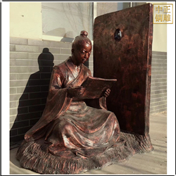 守株待兔典故銅雕塑 守株待兔典故銅雕塑