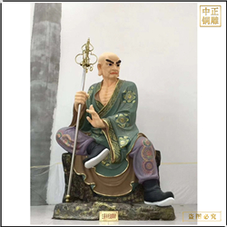 鑄銅十八羅漢佛像雕塑廠家 鑄銅十八羅漢佛像雕塑廠家