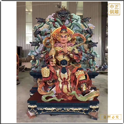 鑄造彩繪銅佛像 鑄造彩繪銅佛像