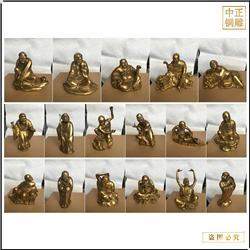 坐相站相十八羅漢雕塑 坐相站相十八羅漢雕塑