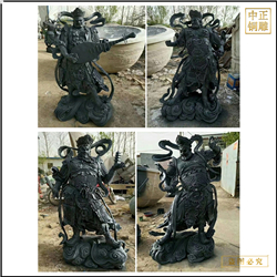 寺廟純銅四大天王佛像定做 寺廟純銅四大天王佛像定做