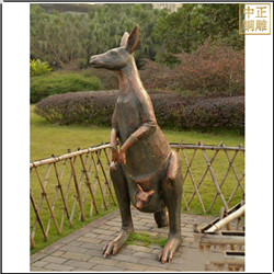 公園袋鼠雕塑 公園袋鼠雕塑