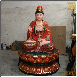 坐像彩繪觀(guān)世音菩薩雕塑 坐像彩繪觀(guān)世音菩薩雕塑