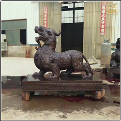 定制小型銅獬豸雕塑廠家 定制小型銅獬豸雕塑廠家