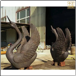 景觀銅天鵝雕塑定制 景觀銅天鵝雕塑定制