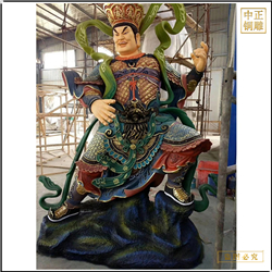 四大天王銅佛像站像銅雕塑 四大天王銅佛像站像銅雕塑