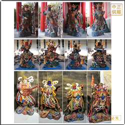 鑄銅關(guān)公 廟宇四大天王佛像銅雕廠