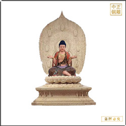 鑄銅關(guān)公 帶背光小型釋迦牟尼銅像