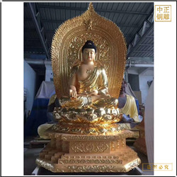 鑄銅關(guān)公 寺院釋迦牟尼佛銅像價格