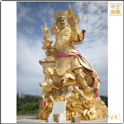 鑄銅關公 生產(chǎn)銅四大天王佛像