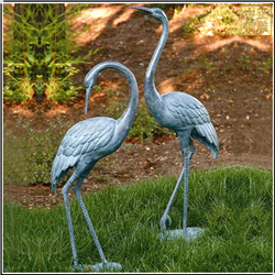 鑄銅關(guān)公 定制銅仙鶴雕塑