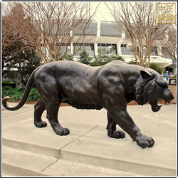 鑄銅關(guān)公 廣場(chǎng)老虎銅雕塑