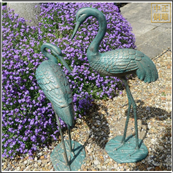 鑄銅關(guān)公 景觀仙鶴銅雕塑