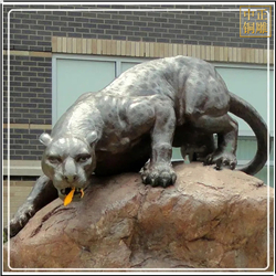 鑄銅關(guān)公 銅豹子景觀雕塑