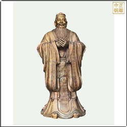 鑄銅關公 2.6米高孔子雕塑鑄造