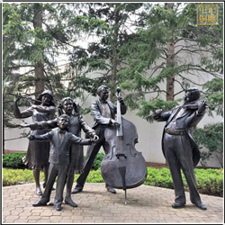 鑄銅關(guān)公 園林表演者銅雕塑鑄造