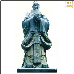 大型青銅孔子雕像 大型青銅孔子雕像