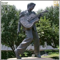 鑄銅關(guān)公 廣場(chǎng)彈小提琴人物雕塑