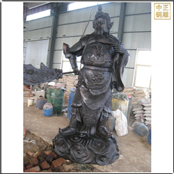 鑄銅關(guān)公 大型提刀關(guān)公像鑄造
