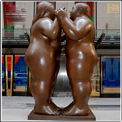 鑄銅關(guān)公 抽象胖女孩跳舞雕塑