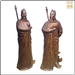 鑄銅關(guān)公 高1米3關(guān)公銅像