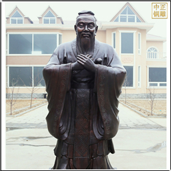廣場(chǎng)孔子銅雕塑 廣場(chǎng)孔子銅雕塑