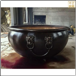 鑄銅關(guān)公 景區(qū)大號鑄銅大缸