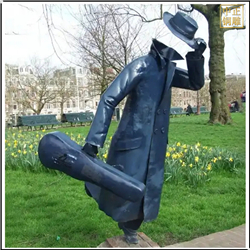 鑄銅關(guān)公 抽象無頭音樂家銅雕塑