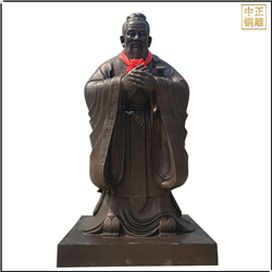 鑄銅關(guān)公 孔子雕塑工藝品價(jià)格