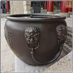 寺廟景觀銅缸擺件 寺廟景觀銅缸擺件