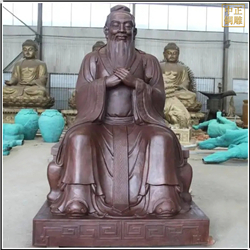 鑄銅關(guān)公 孔子雙手合十坐像