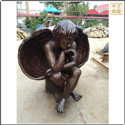 鑄銅關(guān)公 西方小天使銅雕塑