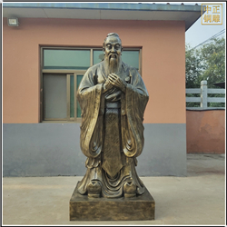 鑄銅關(guān)公 禮儀典范孔子銅像