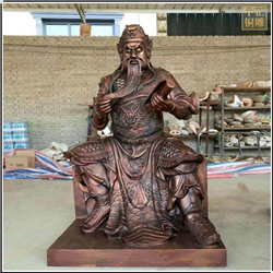 看書捋胡子關(guān)公銅像圖片 看書捋胡子關(guān)公銅像圖片